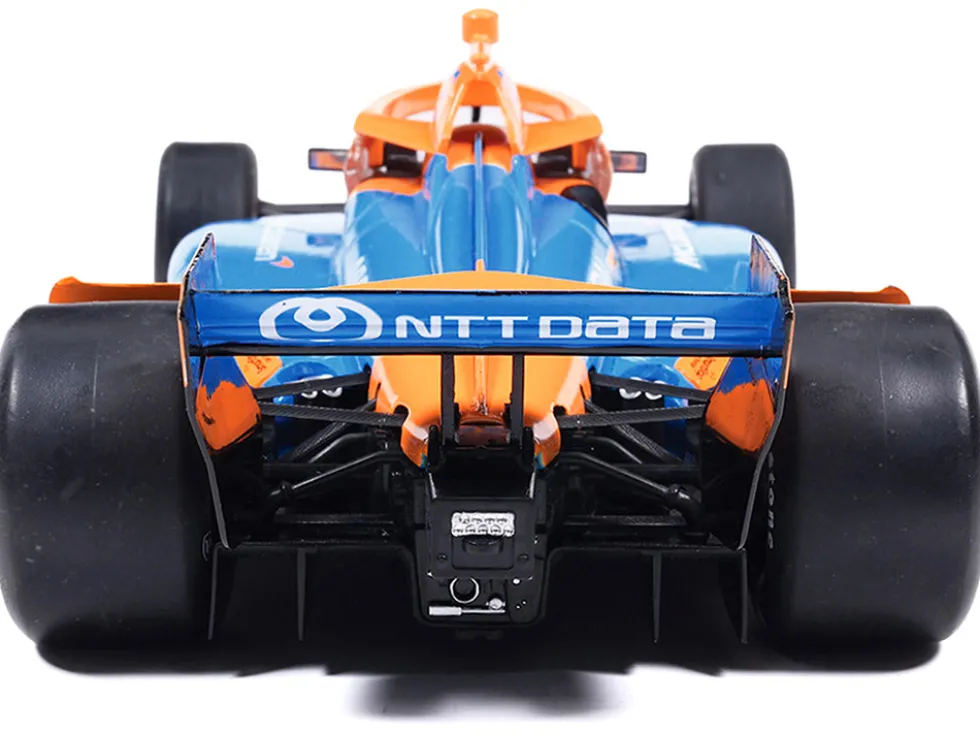 Dallara IndyCar #6 Nolan Siegel "NTT Data" Arrow McLaren (Road Course Configuration) "NTT IndyCar Series" (2026) 1/18 Diecast Model Car by IXO Models