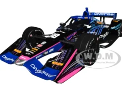 Dallara IndyCar #28 Romain Grosjean DNSFilter Andretti Autosport Road Course Configuration NTT IndyCar Series 2023 1/18 Diecast Model Car Greenlight 11223