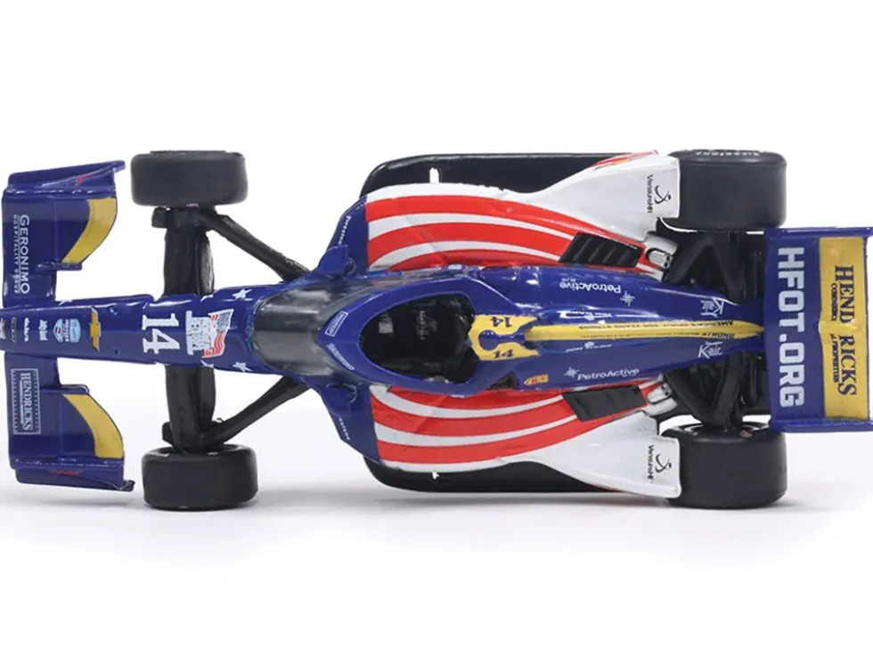 Dallara IndyCar #14 Santino Ferrucci "HFOT.Org" AJ Foyt Racing (Road Course Configuration) "NTT IndyCar Series" (2026) 1/64 Diecast Model Car by IXO Models