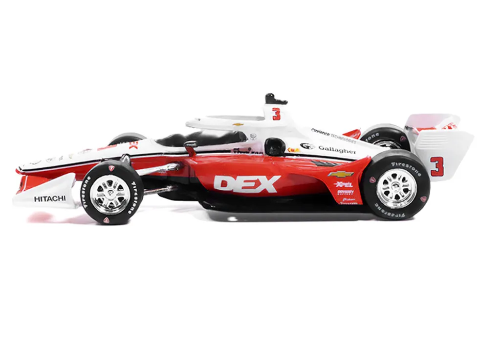 Dallara IndyCar #3 Scott McLaughlin "DEX" Team Penske (Road Course Configuration) "NTT IndyCar Series" (2026) 1/64 Diecast Model Car by IXO Models