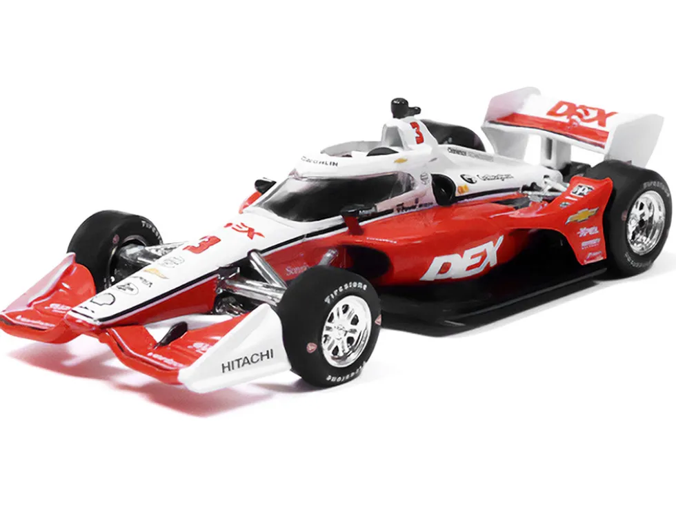Dallara IndyCar #3 Scott McLaughlin "DEX" Team Penske (Road Course Configuration) "NTT IndyCar Series" (2026) 1/64 Diecast Model Car by IXO Models