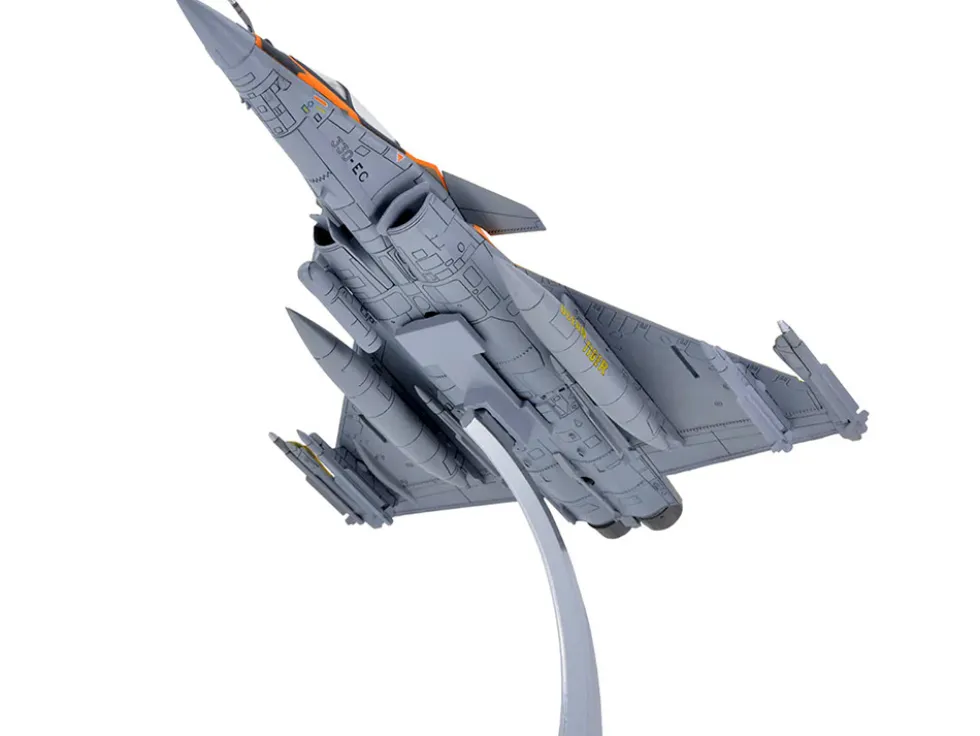 Dassault Rafale B Fighter Jet Ocean Tiger with Missile Accessories Panzerkampf Wing Series 1/72 Scale Model Panzerkampf 14615PB