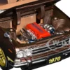 1970 Datsun 510 #5 Brown Metallic with Stripes Limited Edition to 4250 pieces Worldwide 1/24 Diecast Model Car by M2 Machines