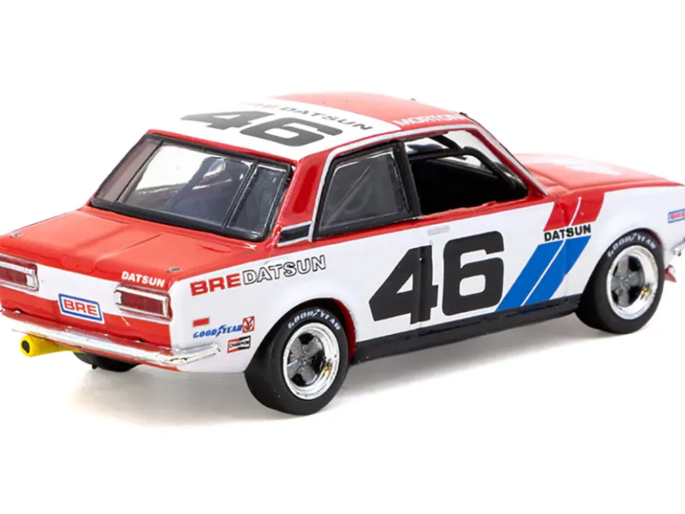 Datsun 510 #46 John Morton "Brock Racing Enterprises" Winner "Trans-Am 2.5 Championship" (1971) "Hobby64" Series 1/64 Diecast Model Car by Tarmac Works