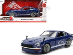 1972 Datsun 240Z Blue with White Stripes
