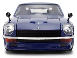 1972 Datsun 240Z Blue with White Stripes