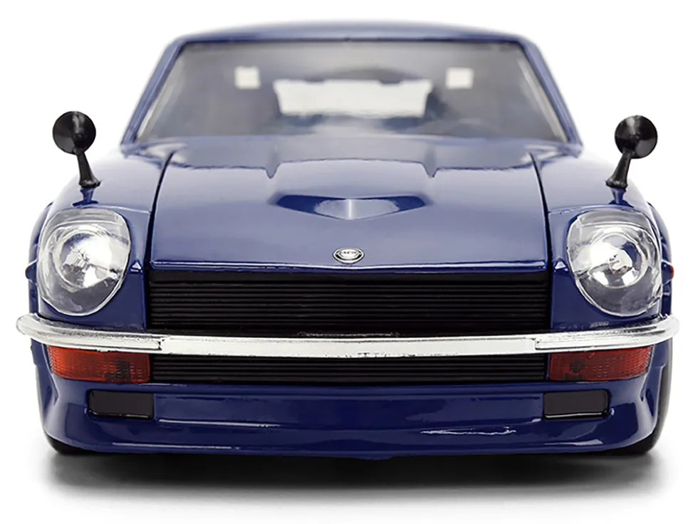 1972 Datsun 240Z Blue with White Stripes "JDM Tuners" Series 1/24 Diecast Model Car by Jada