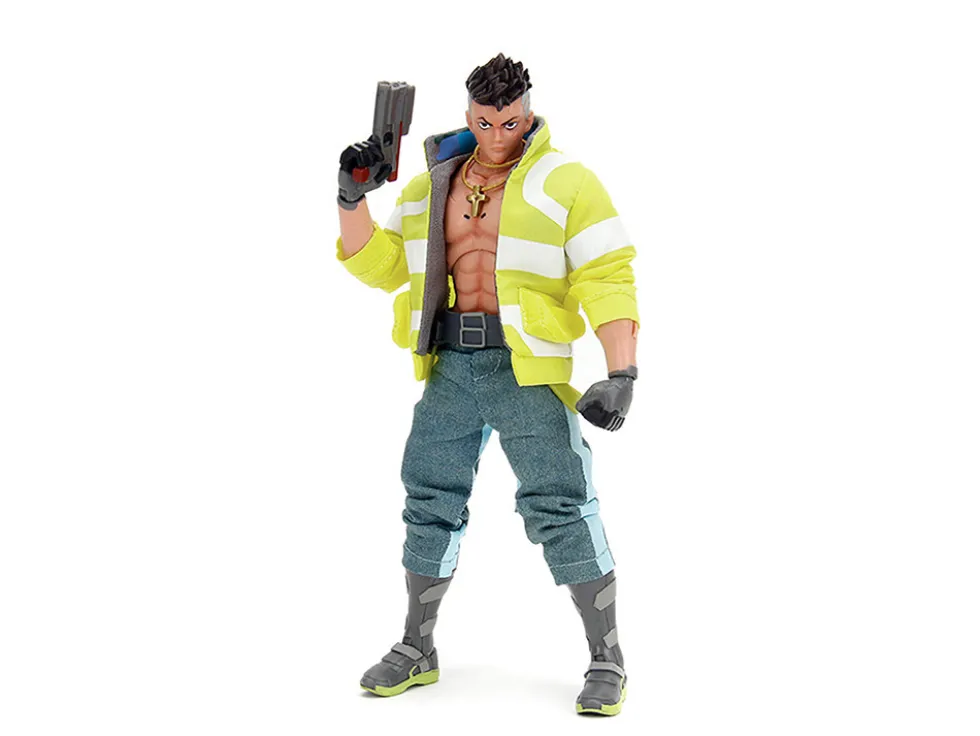 David Martinez 6" Moveable Figure with Accessories and Alternate Head and Hands "Cyberpunk: Edgerunners" (2022) TV Series Model by Jada