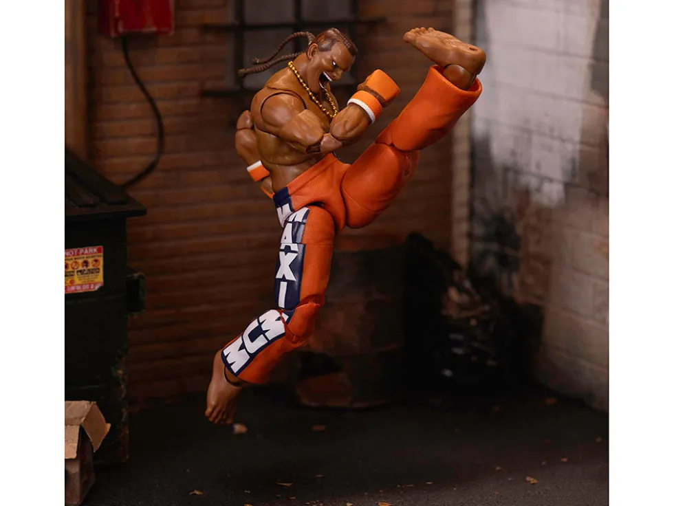 Dee Jay 6" Moveable Figure with Accessories and Alternate Head and Hands "Ultra Street Fighter II: The Final Challengers" (2017) Video Game Model by Jada