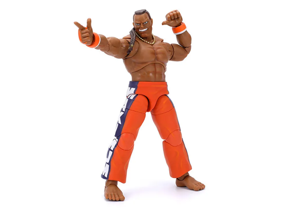 Dee Jay 6" Moveable Figure with Accessories and Alternate Head and Hands "Ultra Street Fighter II: The Final Challengers" (2017) Video Game Model by Jada
