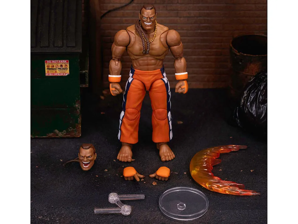 Dee Jay 6" Moveable Figure with Accessories and Alternate Head and Hands "Ultra Street Fighter II: The Final Challengers" (2017) Video Game Model by Jada