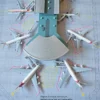 Deluxe Airport Mat for 1/400 Scale Models GeminiJets GJAPS008