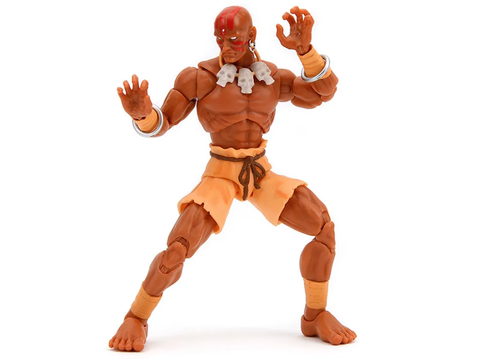 Dhalsim 6" Moveable Figure with Alternate Head and Limbs "Ultra Street Fighter II: The Final Challengers" (2017) Video Game Model by Jada