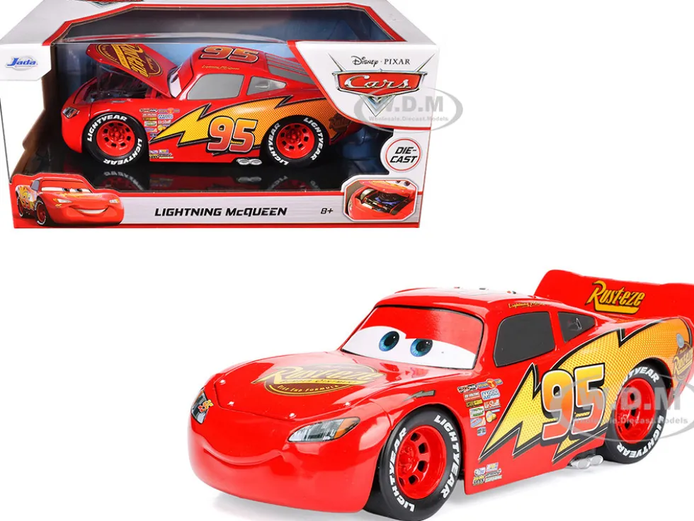 Disney Pixar "Cars" Movie Lightning McQueen Diecast Model Car Jada 98099