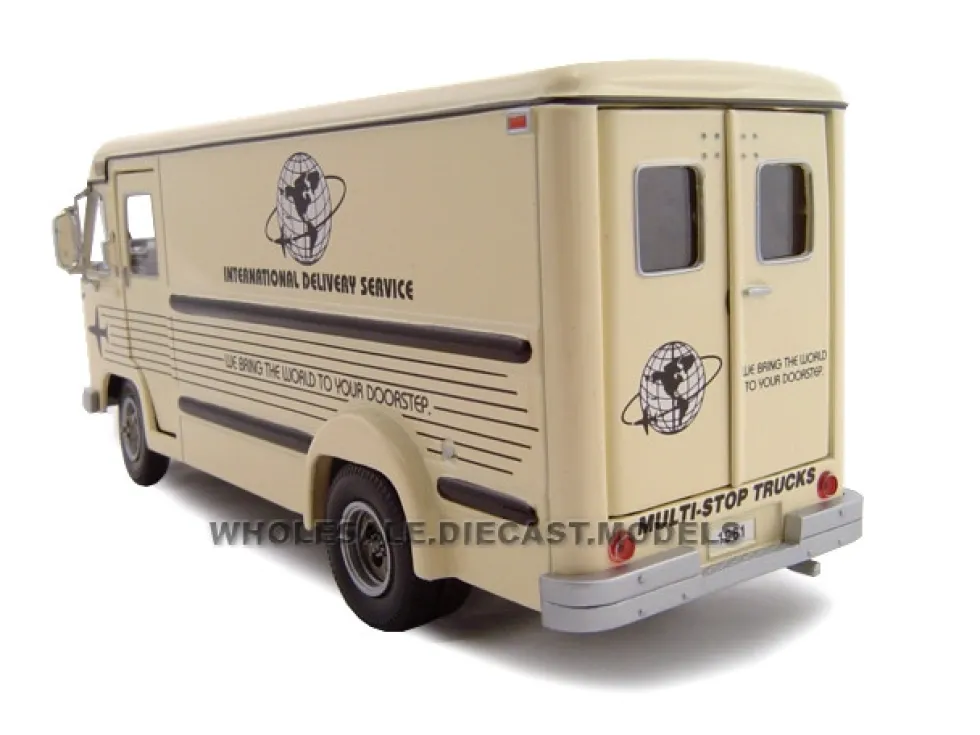 1961 Divco Di Vidend Step Van Cream 1/34 Diecast Model Car Unique Replicas 18531