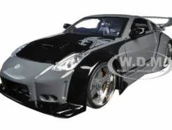 D.K.'s Nissan 350Z Gray and Black with Graphics