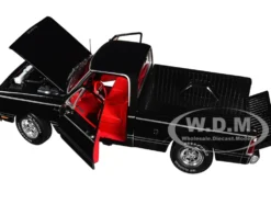 1979 Dodge Adventurer Sweptline Pickup Truck Black with Red Interior