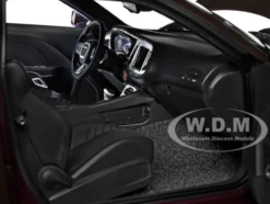 2022 Dodge Challenger R/T Scat Pack Widebody Hellraisin Purple Metallic 1/18 Model Car Autoart 71771
