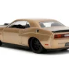 2012 Dodge Challenger SRT8 Gold Metallic with Black Hood Pink Slips Series 1/32 Diecast Model Car Jada 34855
