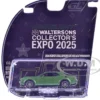 2020 Dodge Challenger SRT Hellcat Widebody F8 Green Metallic with Black Indiana Stripes "2025 Greenlight Waltersons Collector's Expo Exclusive" 1/64 Diecast Model Car by Greenlight