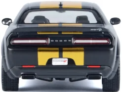 2018 Dodge Challenger SRT Hellcat Widebody Matt Black with Gold Stripes and Graphics 