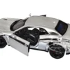 2018 Dodge Challenger SRT Hellcat Widebody Chrome "Custom Wrap" Series 1/24 Diecast Model Car by Motormax