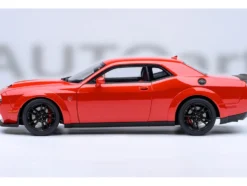2022 Dodge Challenger SRT Jailbreak Torred with Red Interior 1/18 Model Car by Autoart
