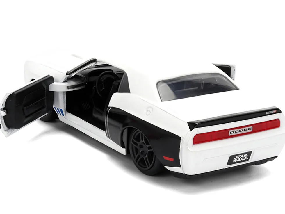2012 Dodge Challenger SRT8 "Stormtrooper" Livery White with Graphics "Star Wars" Franchise "Hollywood Rides" Series 1/32 Diecast Model Car by Jada