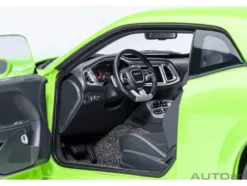 2023 Dodge Challenger SRT Super Stock Sublime Green 1/18 Model Car by Autoart