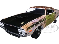 1970 Dodge Challenger T/A Rusted Limited Edition to 4050 pieces Worldwide 1/24 Diecast Model Car by M2 Machines