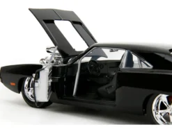 1970 Dodge Charger Black with Race Interior