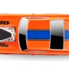 1966 Dodge Charger 426 C.I. Orange Blue Stripe 1/64 Diecast Model Car Muscle Machines 15542