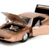 1969 Dodge Charger Daytona Bronze Metallic with Black Tail Stripe "Bigtime Muscle" Series 1/24 Diecast Model Car by Jada
