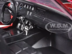 1969 Dodge Charger Daytona Red Fast & Furious 7 2015 Movie 1/24 Diecast Model Car Jada 97060