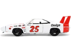 1969 Dodge Charger Daytona #25 White with Red Stripes