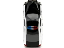 2006 Dodge Charger Police Black and White Policia Civil Fast & Furious Series 1/32 Diecast Model Car by Jada 33666