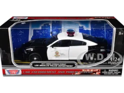 2011 Dodge Charger Pursuit LAPD Los Angeles Police Department Car 1/24 Diecast Car Model Motormax 76947