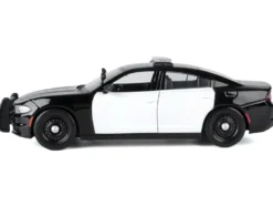 2023 Dodge Charger Pursuit Police Car Black and White 