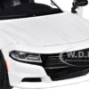 2023 Dodge Charger Pursuit Police Car White "Custom Builder's Kit - Law Enforcement and Public Service" Series 1/24 Diecast Model Car by Motormax