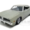 1969 Dodge Charger R/T Hemi Silver 1/25 Diecast Car Model Maisto 31256