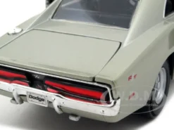 1969 Dodge Charger R/T Hemi Silver 1/25 Diecast Car Model Maisto 31256