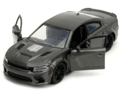 2021 Dodge Charger SRT Hellcat Gray Metallic Fast X 2023 Movie Fast & Furious Series 1/32 Diecast Model Car Jada 34473