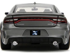 2021 Dodge Charger SRT Hellcat Gray Metallic Fast & Furious Series 1/24 Diecast Model Car Jada 34472