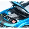 Dodge Charger SRT Hellcat Redeye B5 Blue Metallic with Carbon Stripes 1/18 Model Car by Autoart