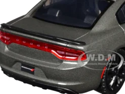 2023 Dodge Charger SXT Gray Metallic "Timeless Legends" Series 1/24 Diecast Model Car by Motormax