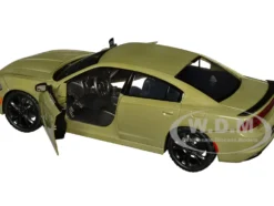 2023 Dodge Charger SXT Green Metallic Timeless Legends Series 1/24 Diecast Model Car Motormax 79387GRN