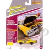 1970 Dodge Coronet Super Bee #1 "David Kruk" Banana Yellow with Black Stripes and Top "Classic Gold Collection" 1/64 Diecast Model Car by Johnny Lightning
