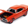 1970 Dodge Coronet Super Bee "Mr. Norm's" Hemi Orange with Black Stripes "Muscle Cars USA" Series 1/64 Diecast Model Car by Johnny Lightning