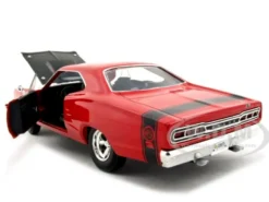 1969 Dodge Coronet Super Bee Red 1/24 Diecast Model Car Motormax 73315