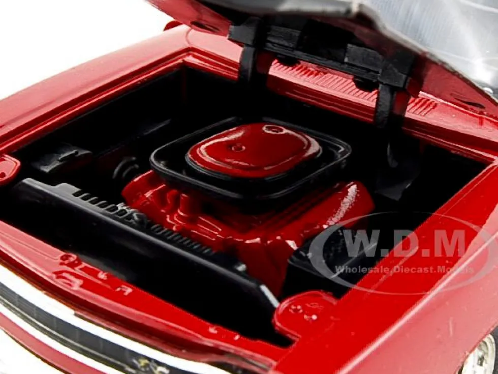1969 Dodge Coronet Super Bee Red 1/24 Diecast Model Car Motormax 73315